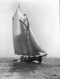 Surprise under sail 1923, Edwin Levick Photo